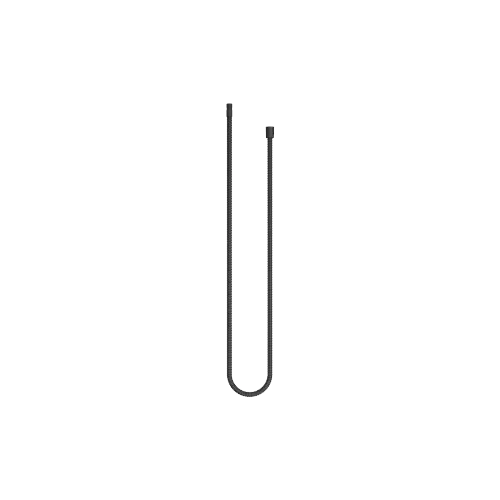 Flexible métallique de douche 1/2" x 3/8" x 1750 mm - Noir mat - 28 322 970-33