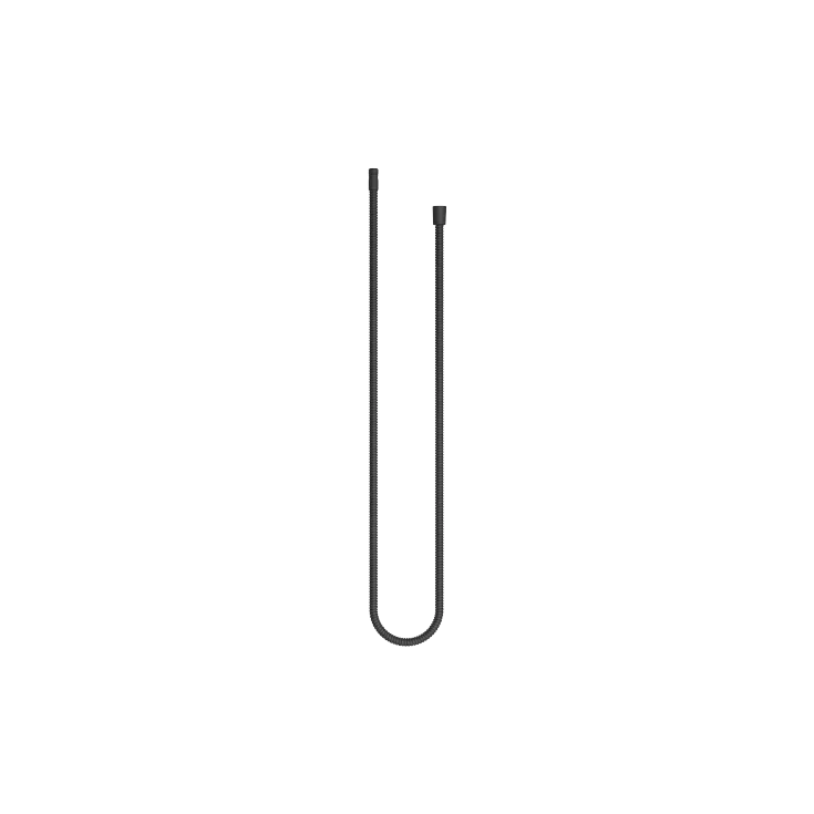 Metal shower hose 1/2" x 3/8" x 1750 mm - Matte Black - 28 322 970-33