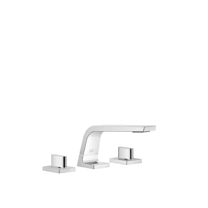 Batteria tre fori lavabo senza piletta - Set contenente 3 articoli