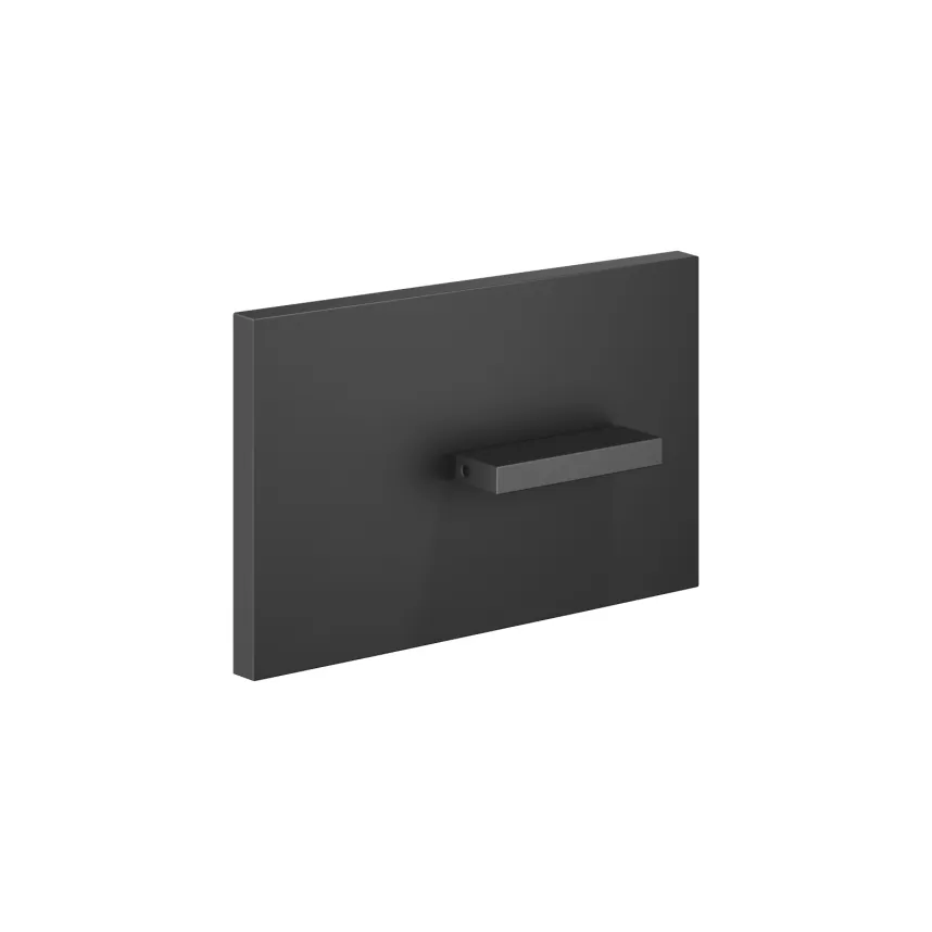 SERIENNEUTRAL Abdeckplatte für WC-UP-Spülkasten der Firma TeCe - Schwarz matt - 12 660 979-33