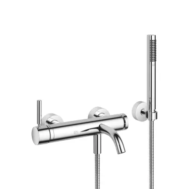 Single-lever bath mixer for wall mounting with hand shower set - 33 233 660-00