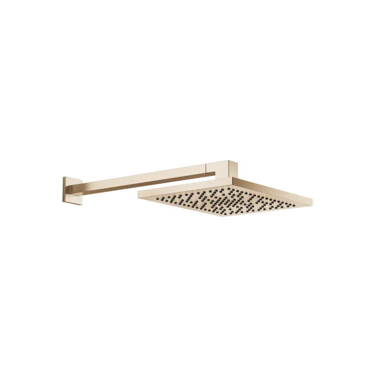 Rain shower with wall fixing 300 x 240 mm - Brushed Champagne (22kt Gold) - 28 765 980-46 0050