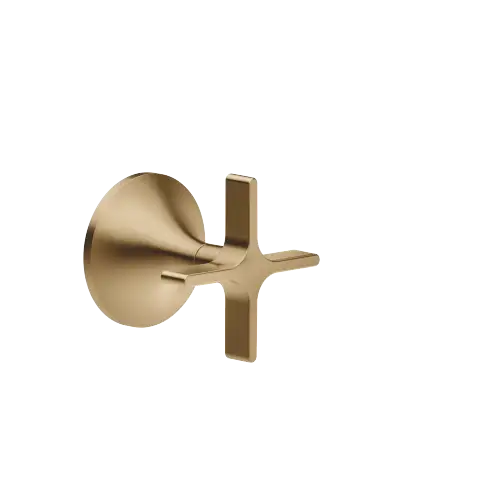 VAIA Wall valve clockwise closing 1/2" - Brushed Dark Brass (PVD) - 36 607 809-39