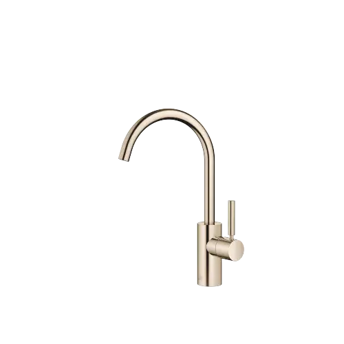 META Single-lever basin mixer without pop-up waste - Light Gold (PVD) - 33 505 661-26