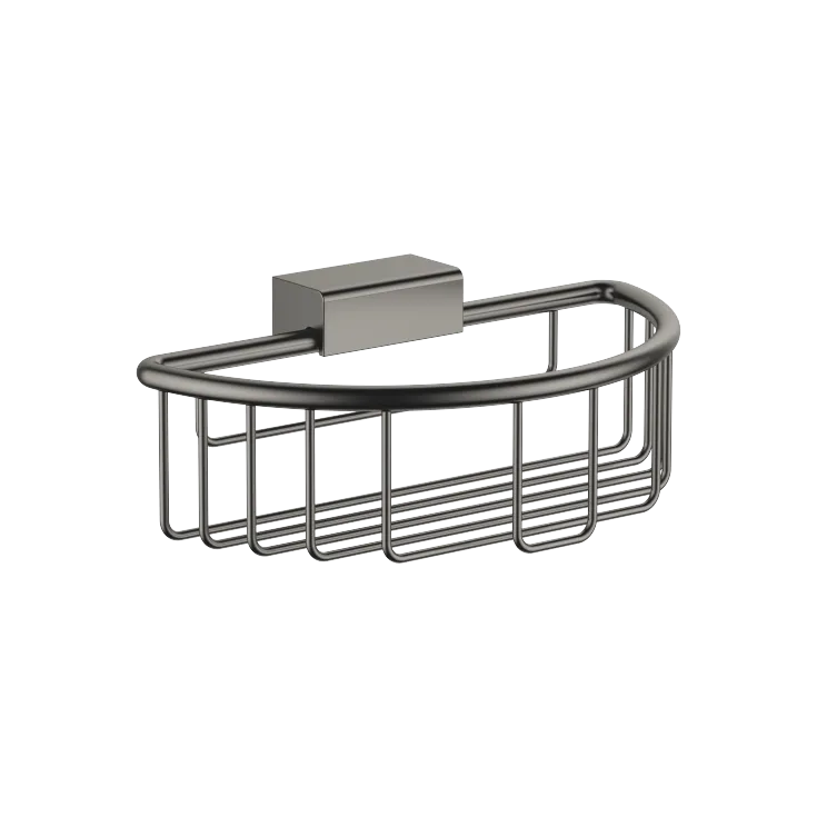 Shower basket for wall mounting - Brushed Dark Platinum - 83 290 970-99