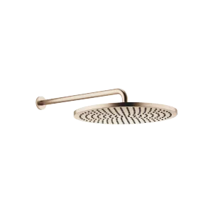 Rain shower with wall fixing 400 mm - Brushed Champagne (22kt Gold) - 28 659 970-46