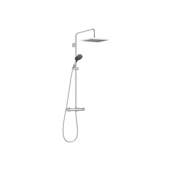 Showerpipe mit Brause-Thermostat mit Handbrausegarnitur FlowReduce 300 mm - Chrom - 34 468 980-00