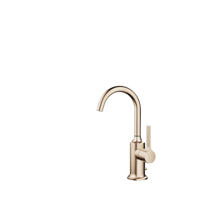 VAIA Single-lever basin mixer with pop-up waste - Brushed Champagne (22kt Gold) - 33 510 809-46
