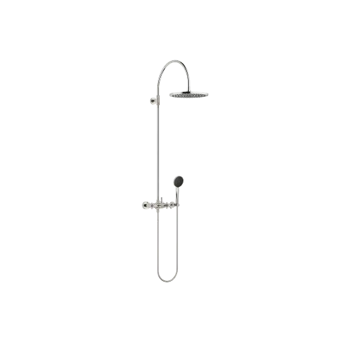 TARA Application Showerpipe avec mélangeur de douche 300 mm - Platine - Set contenant 2 articles