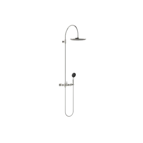 TARA Showerpipe Application with shower mixer 300 mm - Platinum - Set containing 2 articles