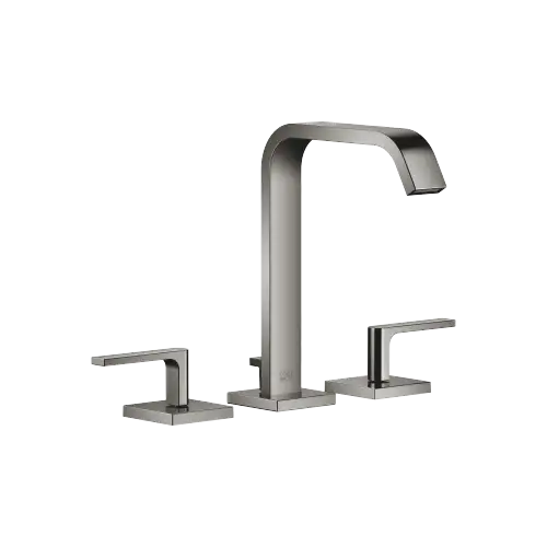 IMO Three-hole basin mixer with pop-up waste - Dark Chrome - 20 713 671-19