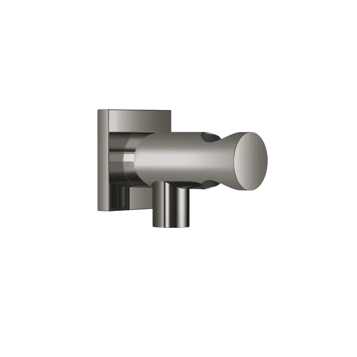 Wall elbow with integrated shower holder - Dark Chrome - 28 490 970-19