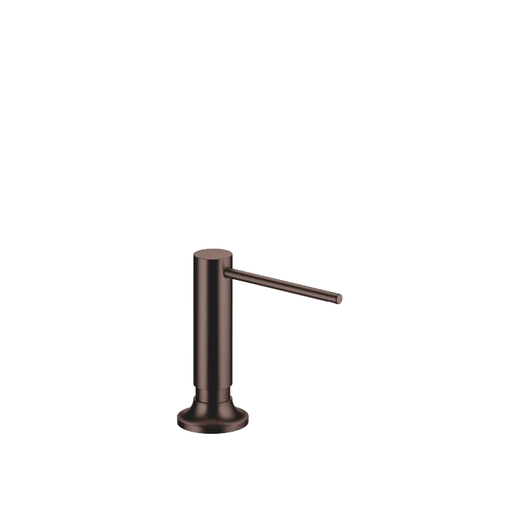 VAIA Dispenser with rosette - Brushed Dark Bronze (PVD) - 82 434 809-43