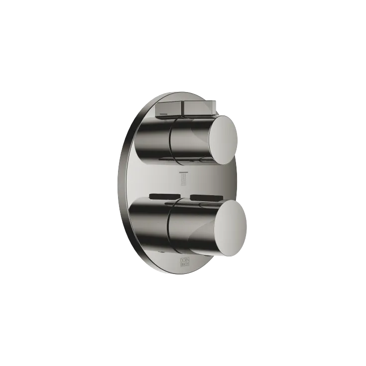 Concealed thermostat with three function volume control - Dark Chrome - 36 427 970-19