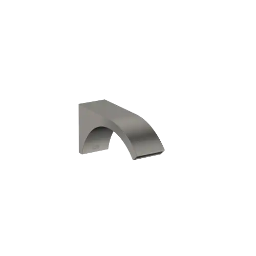 CYO Wall-mounted basin spout without pop-up waste - Brushed Dark Platinum - 13 800 811-99