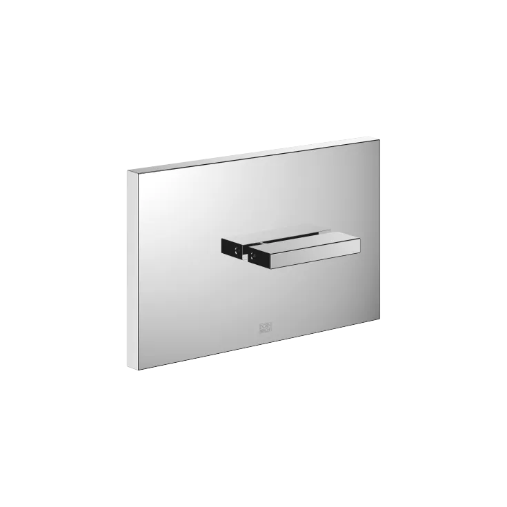 Cover plate for the concealed WC cistern made by TeCe - Chrome - 12 660 979-00