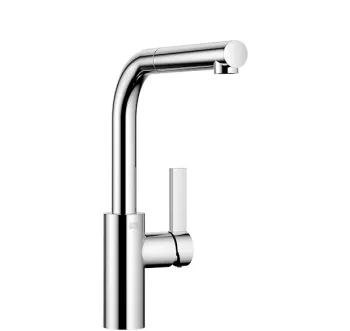 ELIO Single-lever mixer with pull-out spout - Brushed Chrome - 33 840 790-93 0010