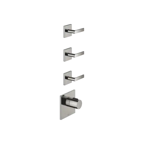 IMO xTOOL Thermostat module with 3 valves - Dark Chrome - Set containing 4 articles