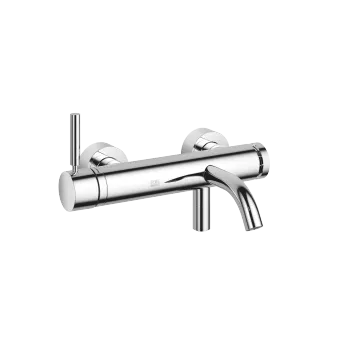 META Single-lever bath mixer for wall mounting without shower set - Chrome - 33 200 660-00