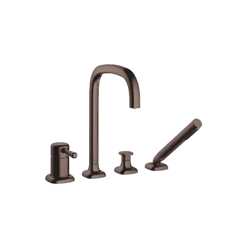 COYA Bath shower set for bath rim or tile edge installation - Brushed Dark Bronze (PVD) - 27 632 404-43
