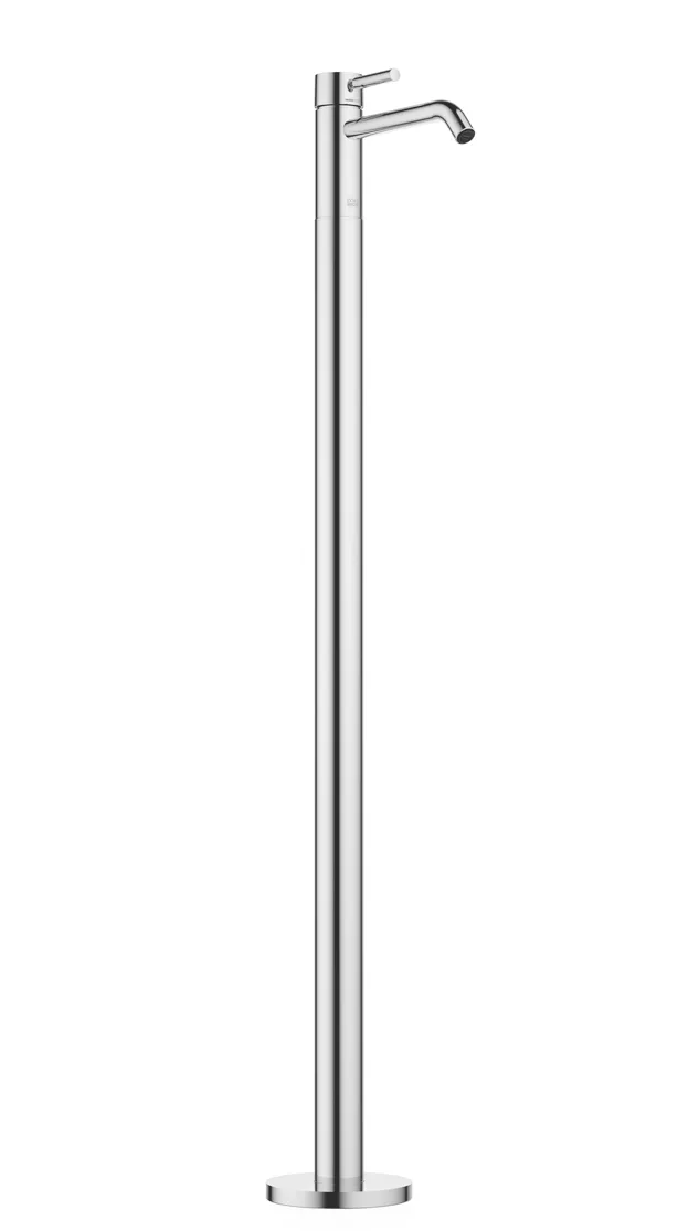 META Single-lever basin mixer with stand pipe without pop-up waste - Matte Black - 22 584 660-33 0010