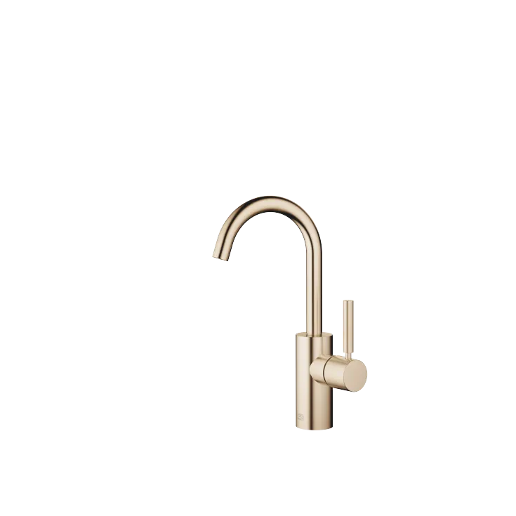 META Single-lever basin mixer without pop-up waste - Brushed Light Gold - 33 525 661-27 0010