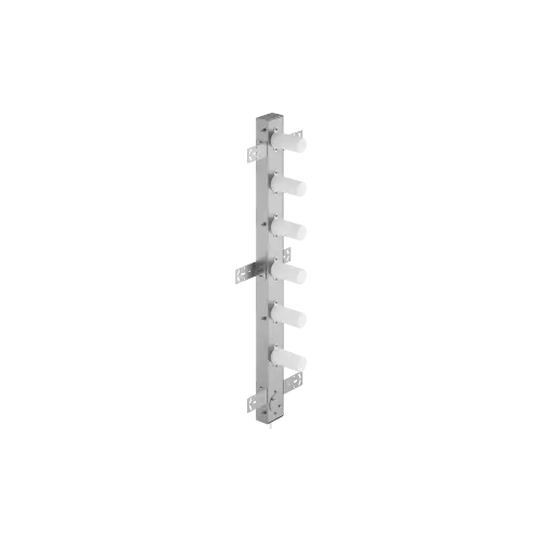 Concealed wall installation box for towel warmer , 6-fold , without control element - - 35 313 970 90