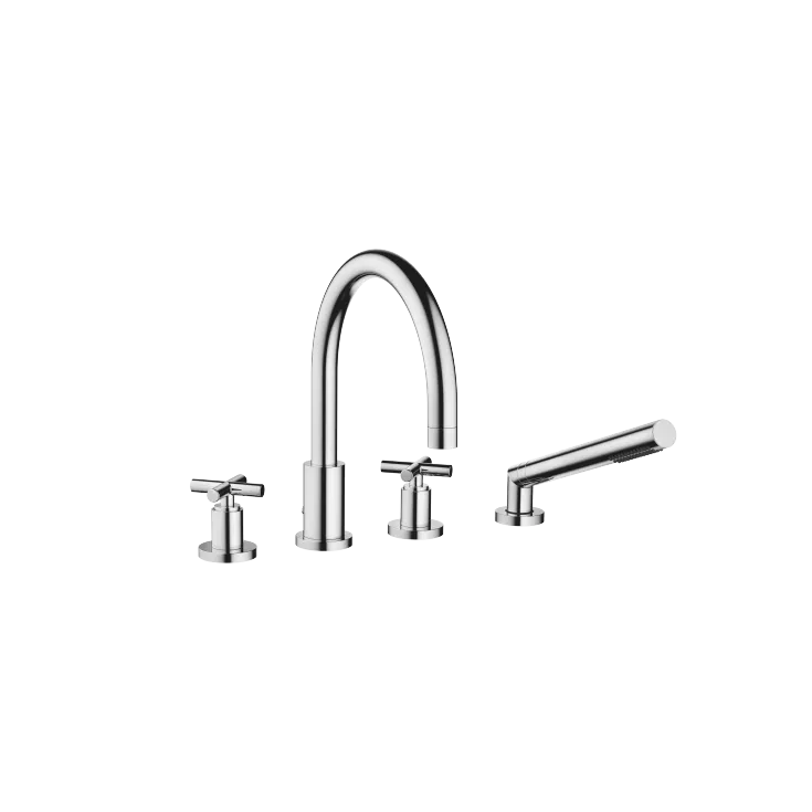 TARA Bath shower set for bath rim or tile edge installation - Chrome - 27 512 892-00 0050