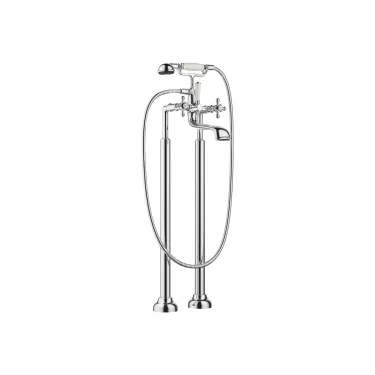Two-hole tub mixer for freestanding installation with hand shower set - 25 943 360-00