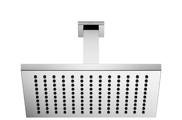 Rain shower with ceiling fixing 300 x 240 mm - Brushed Gold (PVD) - 28 773 980-37