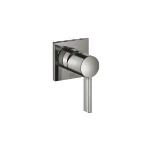 Concealed single-lever mixer with cover plate - Dark Chrome - 36 060 670-19