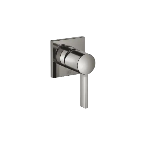Concealed single-lever mixer with cover plate - Dark Chrome - 36 060 670-19