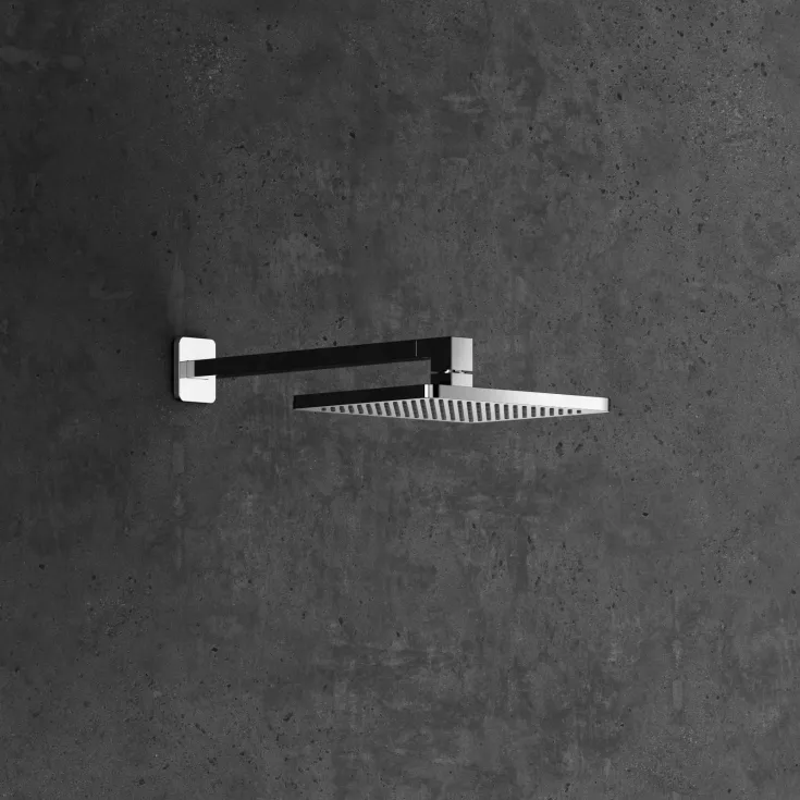 LULU Rain shower with wall fixing 300 x 240 mm - Chrome - 28 786 710-00