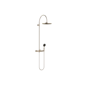 TARA Showerpipe with shower mixer 300 mm - Champagne (22kt Gold) - Set containing 2 articles