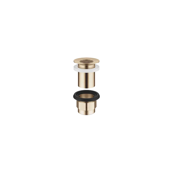 Válvula con filtro 1 1/4" para lavabo 1 1/4" - Light Gold cepillado - 10 110 970-27
