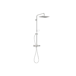 Showerpipe with shower thermostat without hand shower - Platinum - 34 459 980-08 0010