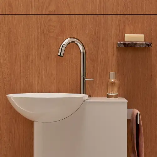 META Pillar tap cold water - Brushed Dark Brass (PVD) - 17 500 662-39