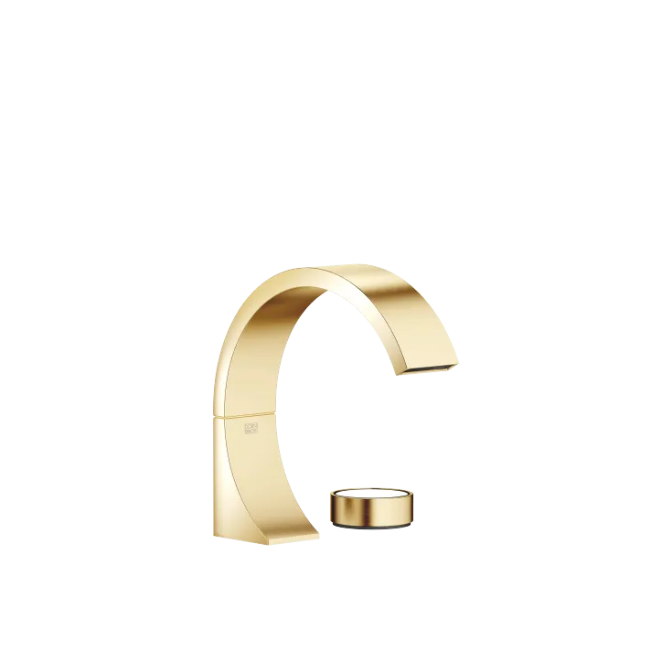 CYO Two-hole basin mixer without pop-up waste - Durabrass / Brushed Durabrass (23kt Gold) - 29 218 811-38