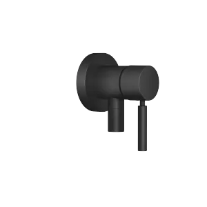 Concealed single-lever mixer with cover plate with integrated shower connection - Matte Black - 36 045 660-33