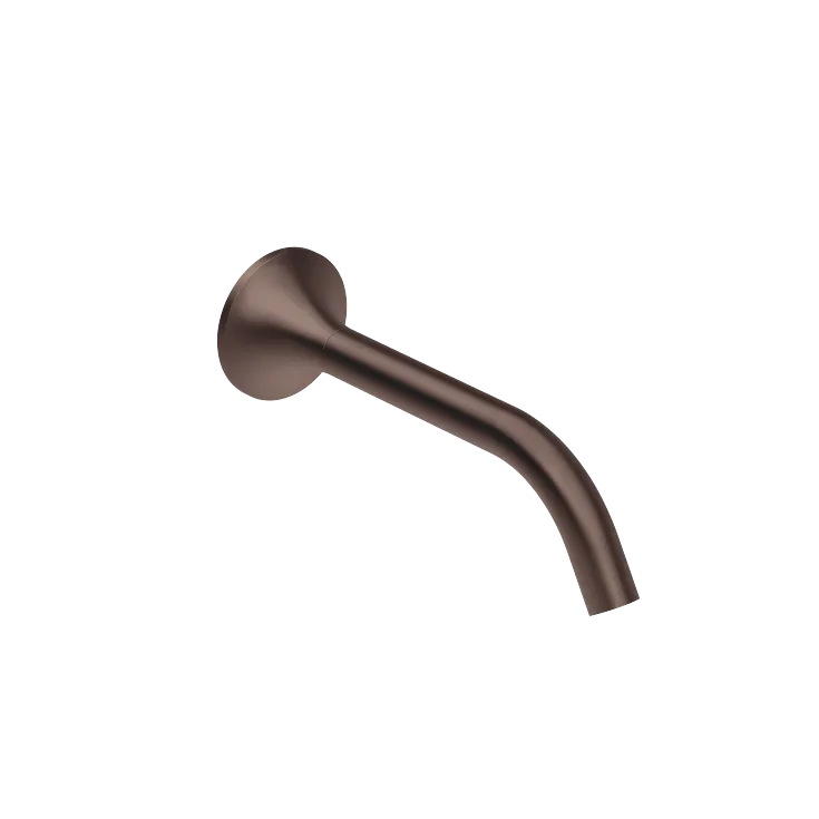 VAIA Bec déverseur pour lavabo, montage mural sans garniture d’écoulement - Dark Bronze brossé (PVD) - 13 800 809-43