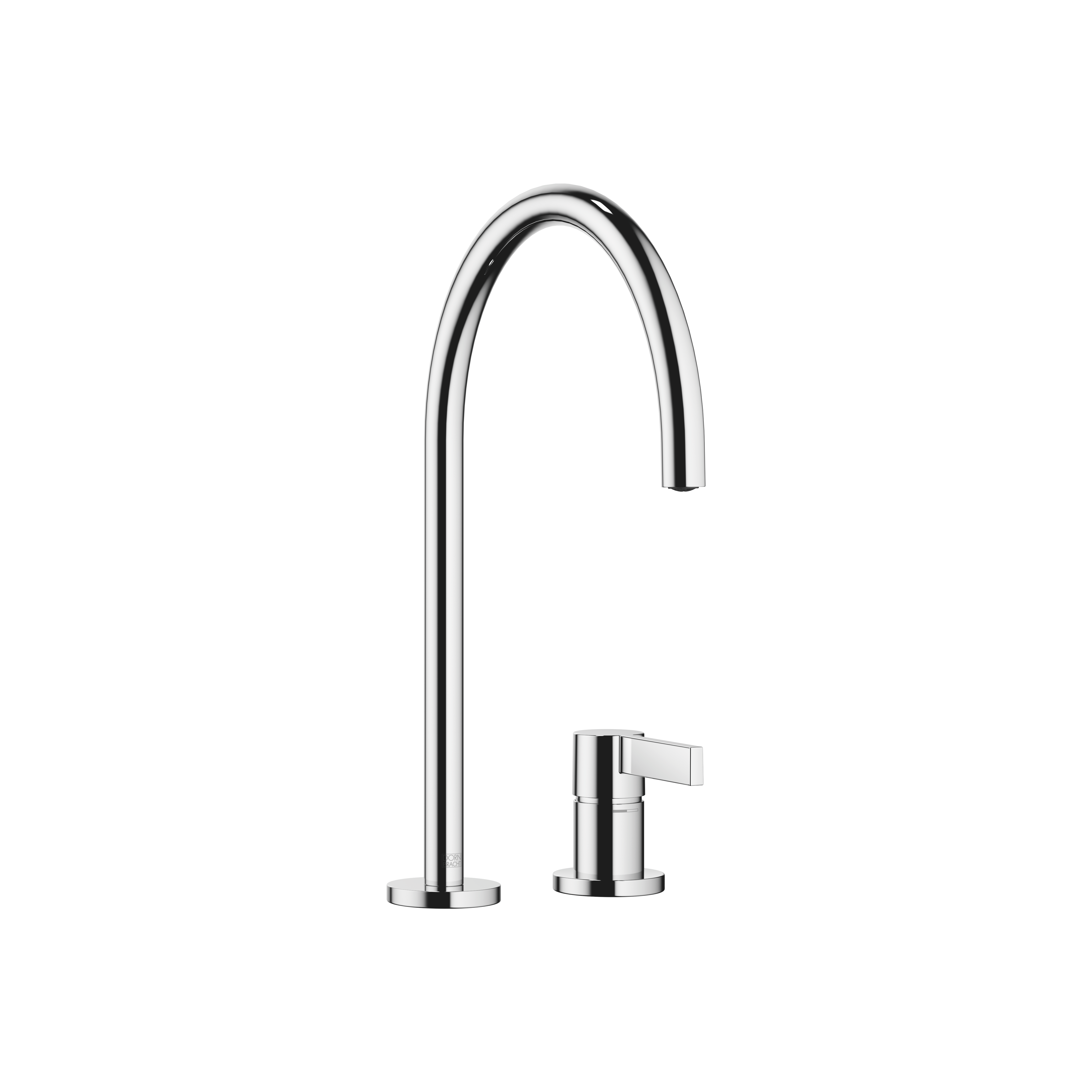 TARA ULTRA Chrome : Two-hole mixer with individual flanges
