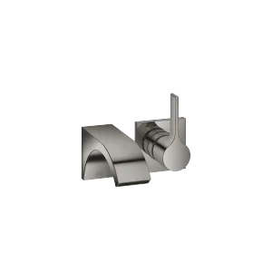 CYO Wall-mounted single-lever basin mixer without pop-up waste - Dark Chrome - 36 860 811-19