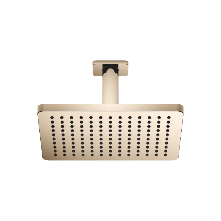 Rain shower with ceiling fixing FlowReduce 300 x 240 mm - Light Gold - 28 764 710-26 0050
