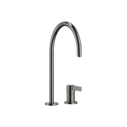 TARA ULTRA Two-hole mixer with individual rosettes - Brushed Dark Platinum - 32 815 875-99