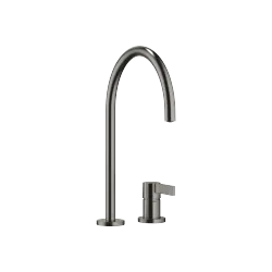 TARA ULTRA Two-hole mixer with individual rosettes - Brushed Dark Platinum - 32 815 875-99