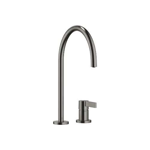 TARA ULTRA Two-hole mixer with individual rosettes - Brushed Dark Platinum - 32 815 875-99