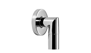 Wall elbow - brushed chrome - 28 450 625-04