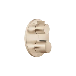 Concealed thermostat with three function volume control - Brushed Champagne (22kt Gold) - 36 427 970-46