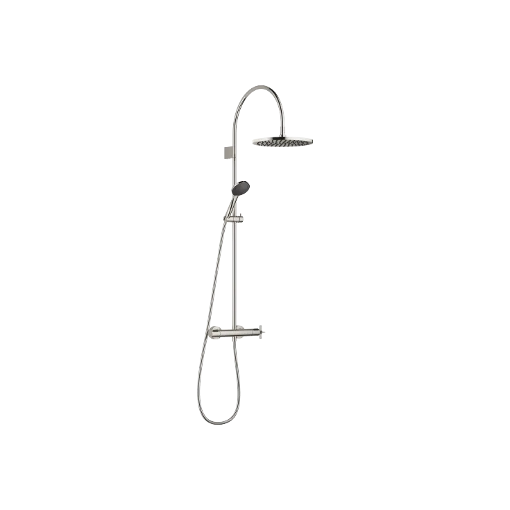 Colonne de douche avec thermostat de douche avec douchette à main - Set contenant 2 articles