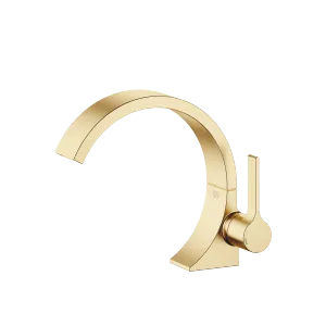 CYO Single-lever basin mixer with pop-up waste - Brushed Durabrass (23kt Gold) - 33 505 811-28